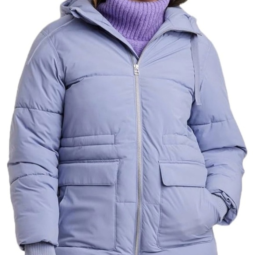Universal Thread Light Blue Puffer Jacket